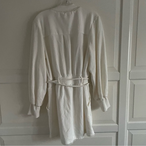 New! For Love And Lemons Ronnie off white dress with side pockets 22883 - Picture 4 of 12